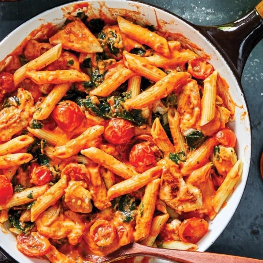 Herb Chicken Penne Rosé Pasta